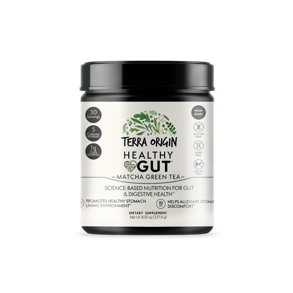 TERRA ORIGIN Healthy Gut Powder 299g nutritional information
