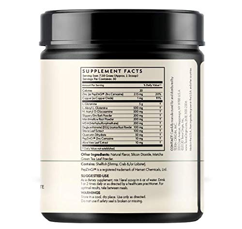 TERRA ORIGIN Healthy Gut Powder 299g packaging side view