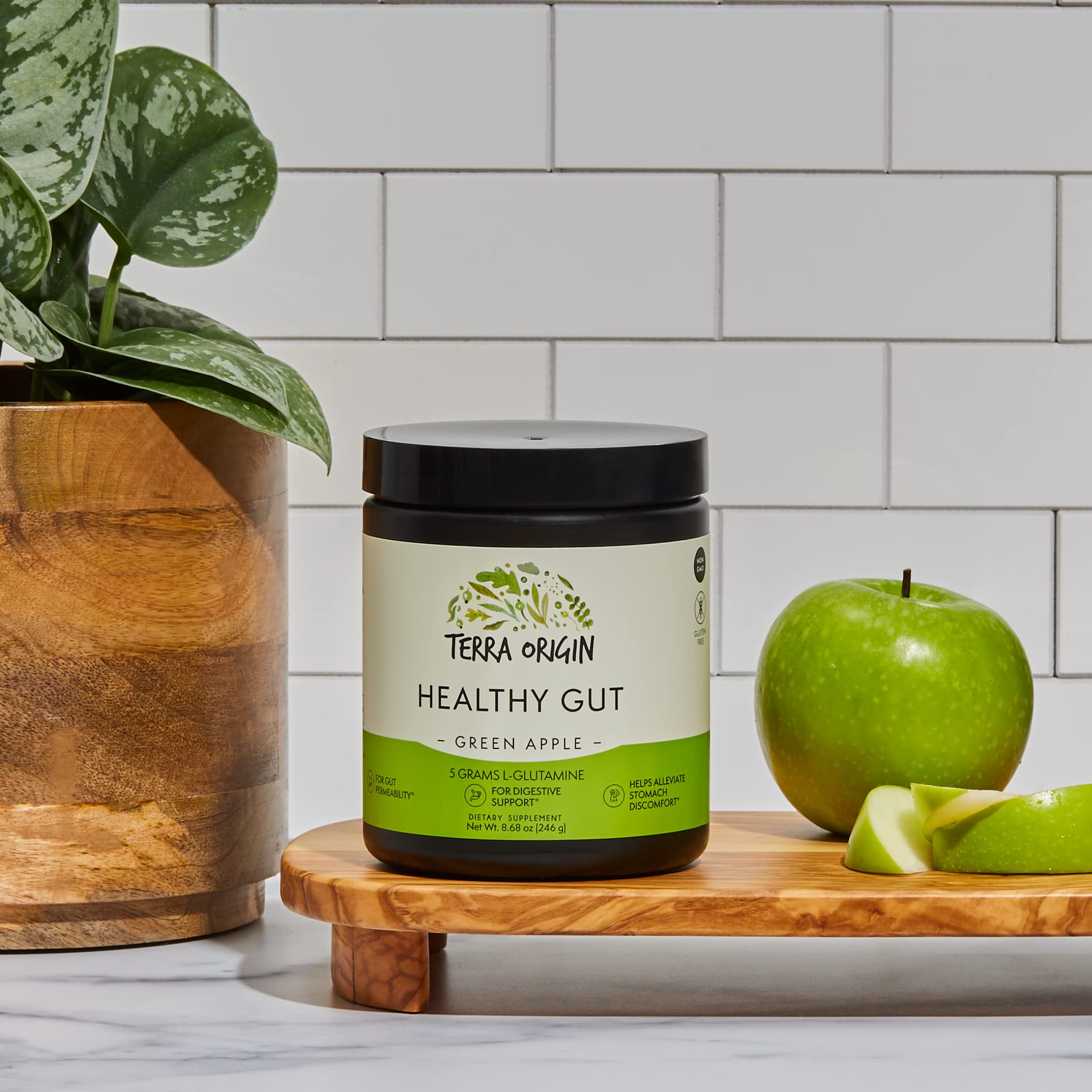 TERRA ORIGIN Healthy Gut Powder 320g nutritional information