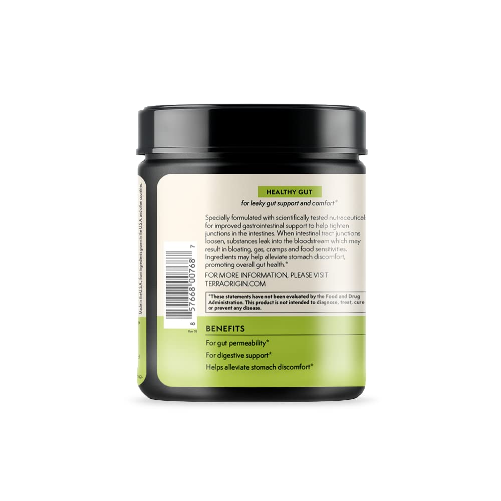 TERRA ORIGIN Healthy Gut Powder 320g serving suggestion