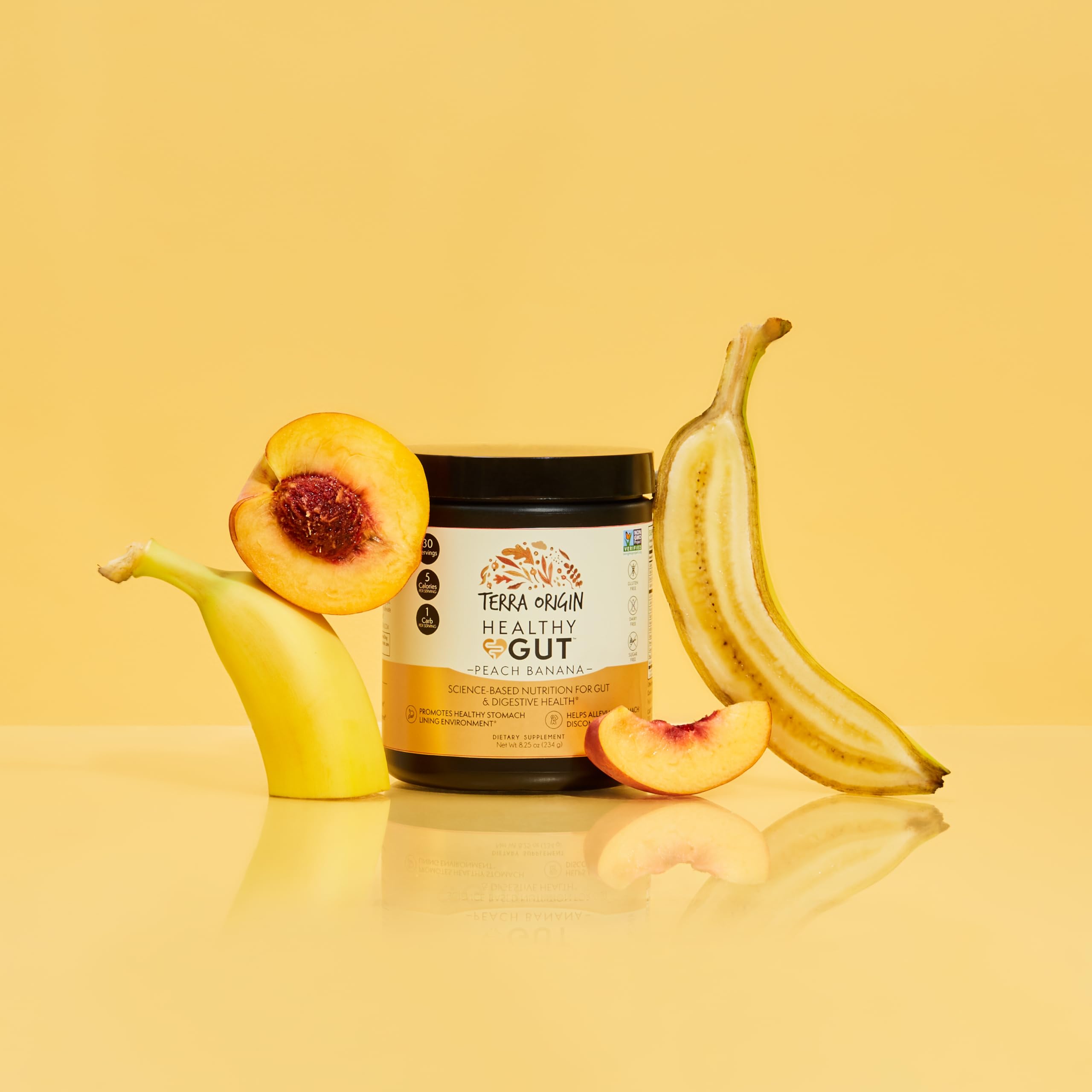 TERRA ORIGIN Healthy Gut Powder nutritional information