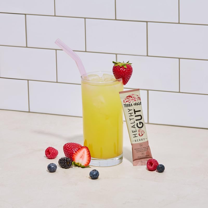 TERRA ORIGIN Healthy Gut Stick Packs lifestyle scene