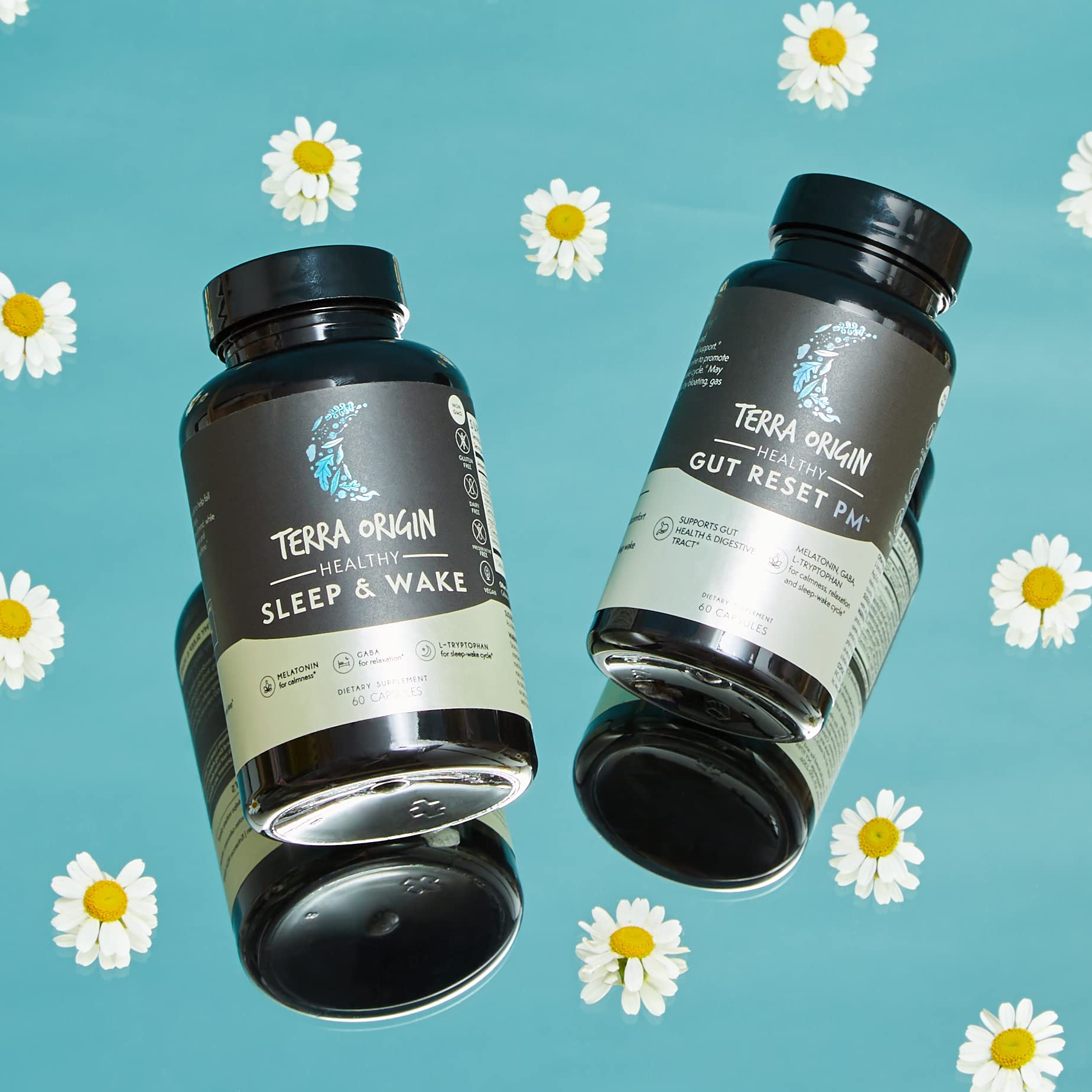 TERRA ORIGIN Sleep Supplement Capsules close-up