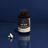 TERRA ORIGIN Sleep Supplement Capsules on a table