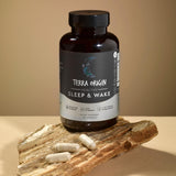 TERRA ORIGIN Sleep Supplement Capsules with ingredients list
