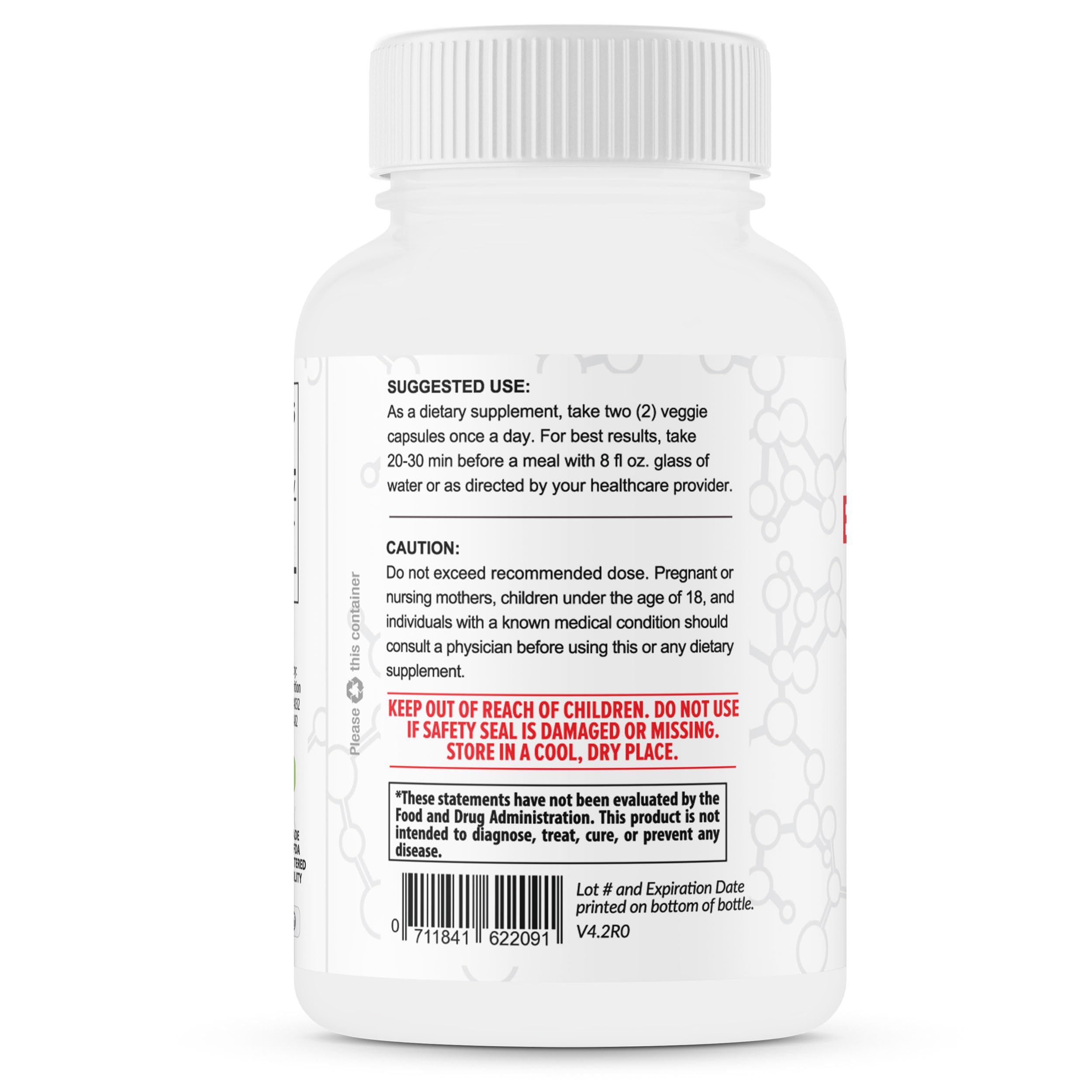 TerraForm Nutrition Berberine HCl Capsules 1200mg with measuring spoon