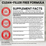 Terramed Beef Liver Gummies packaging with nutritional information