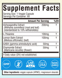 Terranics Ashwagandha L-Theanine Supplement 60 Capsules side view