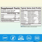 Terranics Bovine Collagen Powder packaging side view