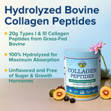 Terranics Bovine Collagen Powder scoop with powder