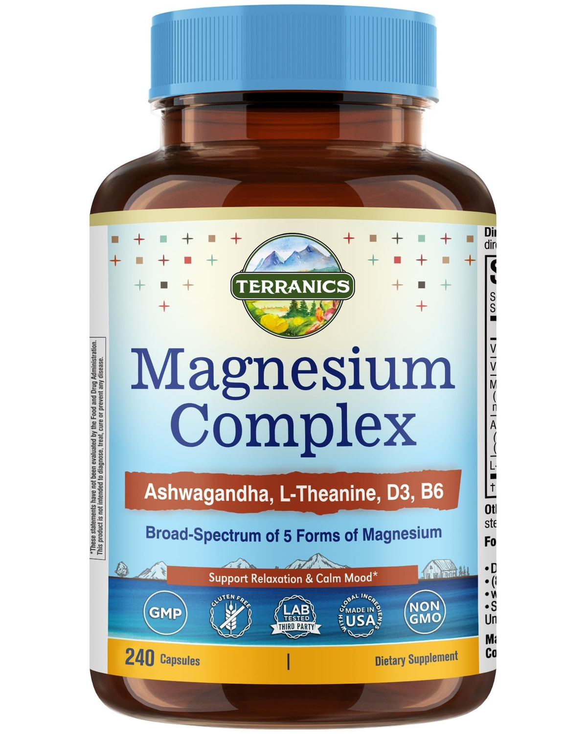 Terranics Magnesium Complex 45g front view