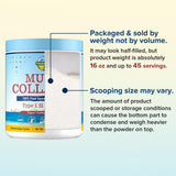 Terranics Multi Collagen Peptides Powder 454g nutritional information