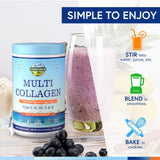 Terranics Multi Collagen Peptides Powder nutritional information