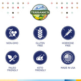 Terranics Probiotics 150 Billion CFU bottle with ingredients list