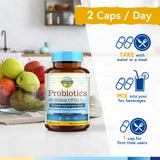 Terranics Probiotics 60 Billion CFU on a wooden table