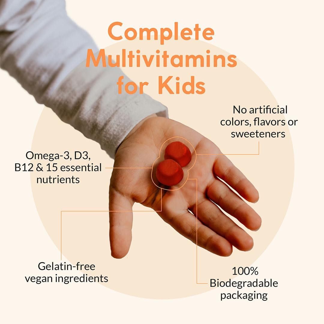 Terraseed Kids Multivitamin Gummies with fresh fruits