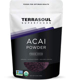 Terrasoul Superfoods Acai Berry Powder 4-ounce pouch front view