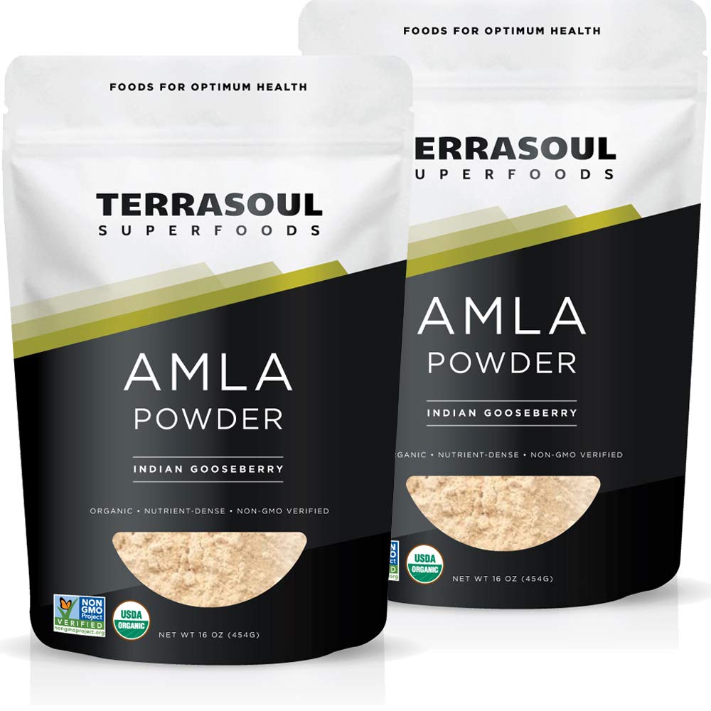 Terrasoul Superfoods Amla Berry Powder 907g front view