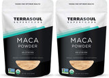Terrasoul Superfoods Gelatinized Maca Powder 16-ounce pouch front view