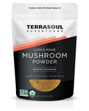 Terrasoul Superfoods Lion's Mane Mushroom Powder front view packaging