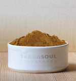Terrasoul Superfoods Red Reishi Mushroom 4:1 Extract Powder side view showing packaging details