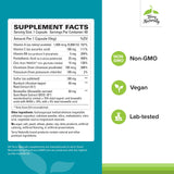 Terry Naturally Acne Essentials 14g supplement back view