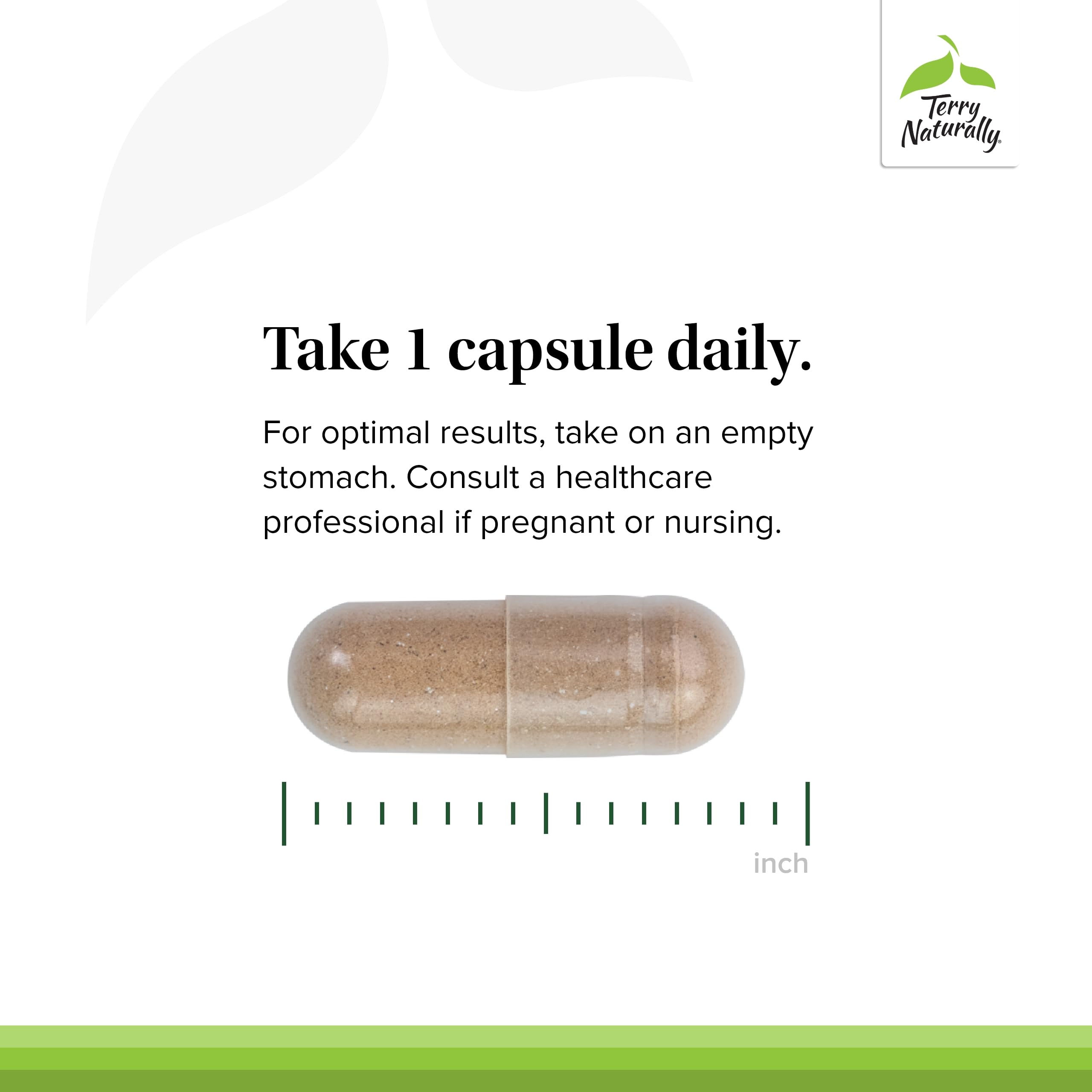 Terry Naturally Adaptra Ashwagandha Supplement capsule close-up