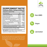 Terry Naturally Adrenal Extracts supplement bottle side view