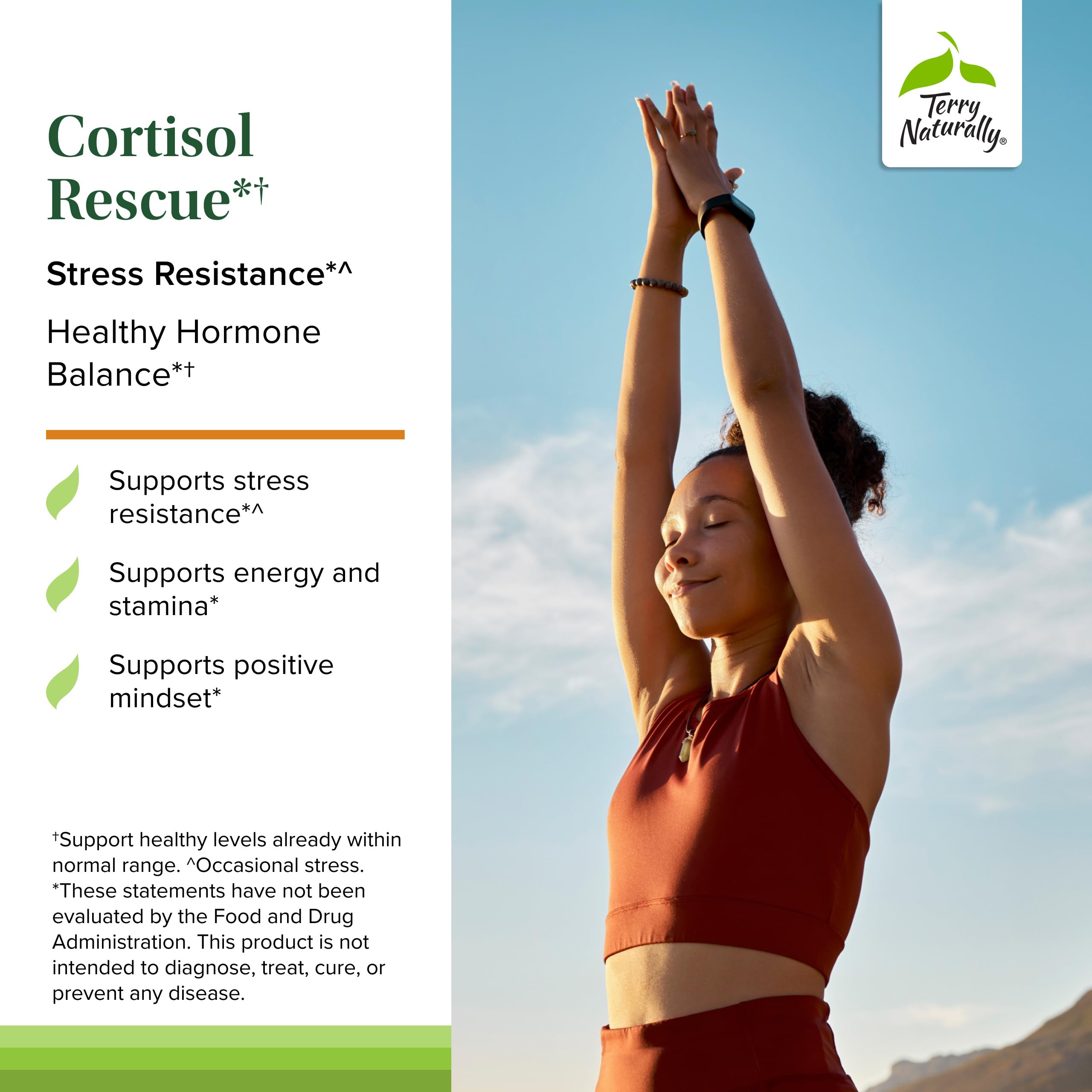 Terry Naturally Adrenal Extracts supplement capsules close-up