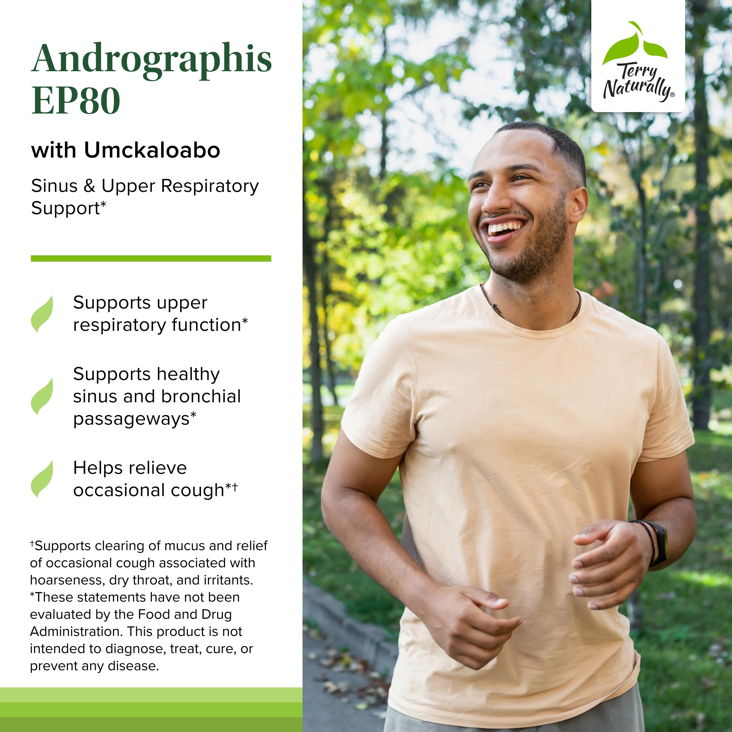 Terry Naturally Andrographis Paniculata 80g capsule packaging