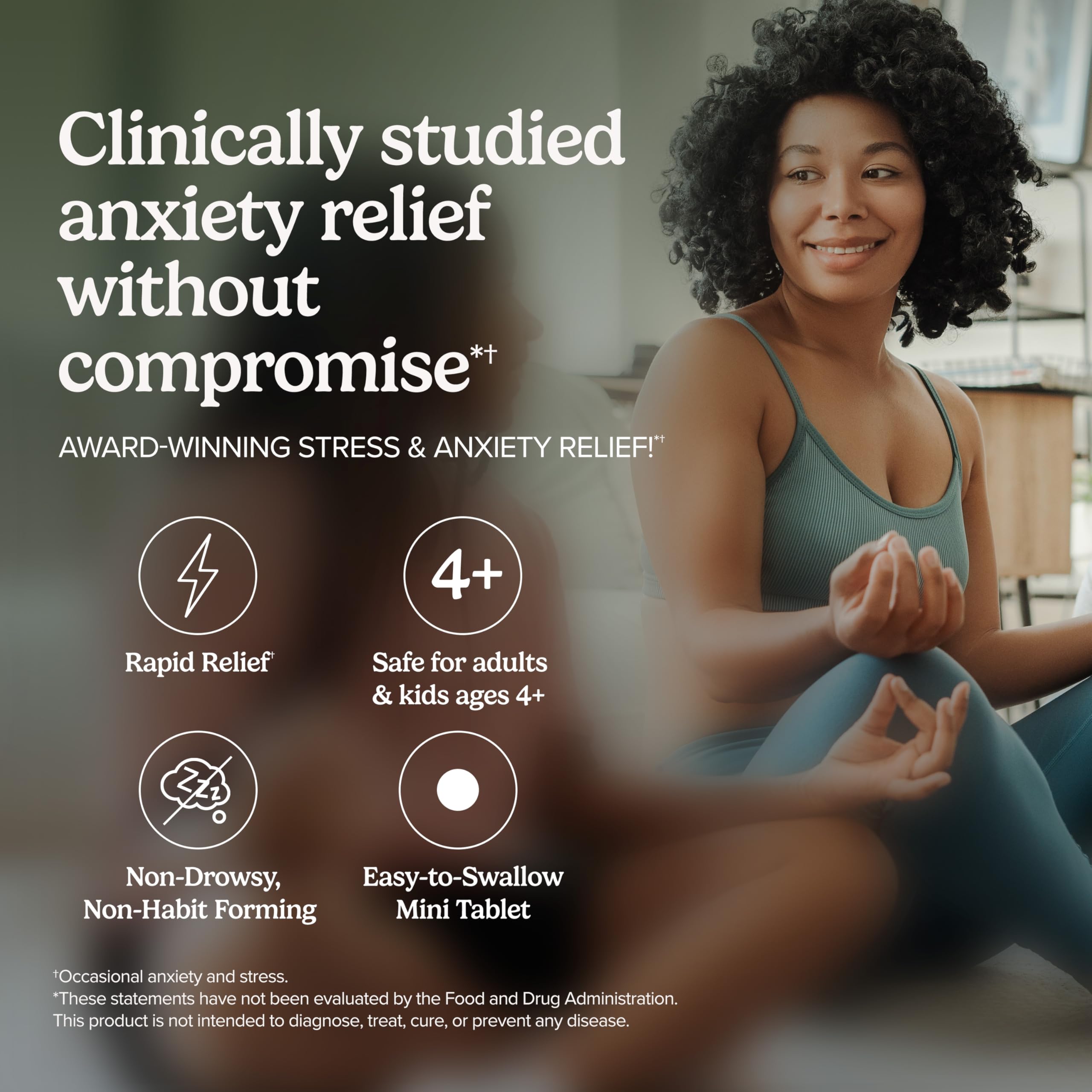Terry Naturally AnxioCalm 32g supplement side view
