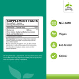 Terry Naturally Berberine Supplement bottle side view
