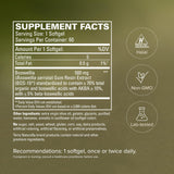 Terry Naturally BosMed Boswellia Serrata 1g supplement back view