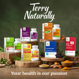 Terry Naturally CuraMed Curcumin 500mg softgel bottle with ingredients list