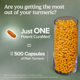 Terry Naturally CuraMed Curcumin 500mg softgels side view