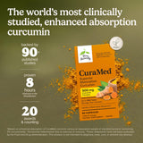 Terry Naturally CuraMed Curcumin Supplement capsules on a white background