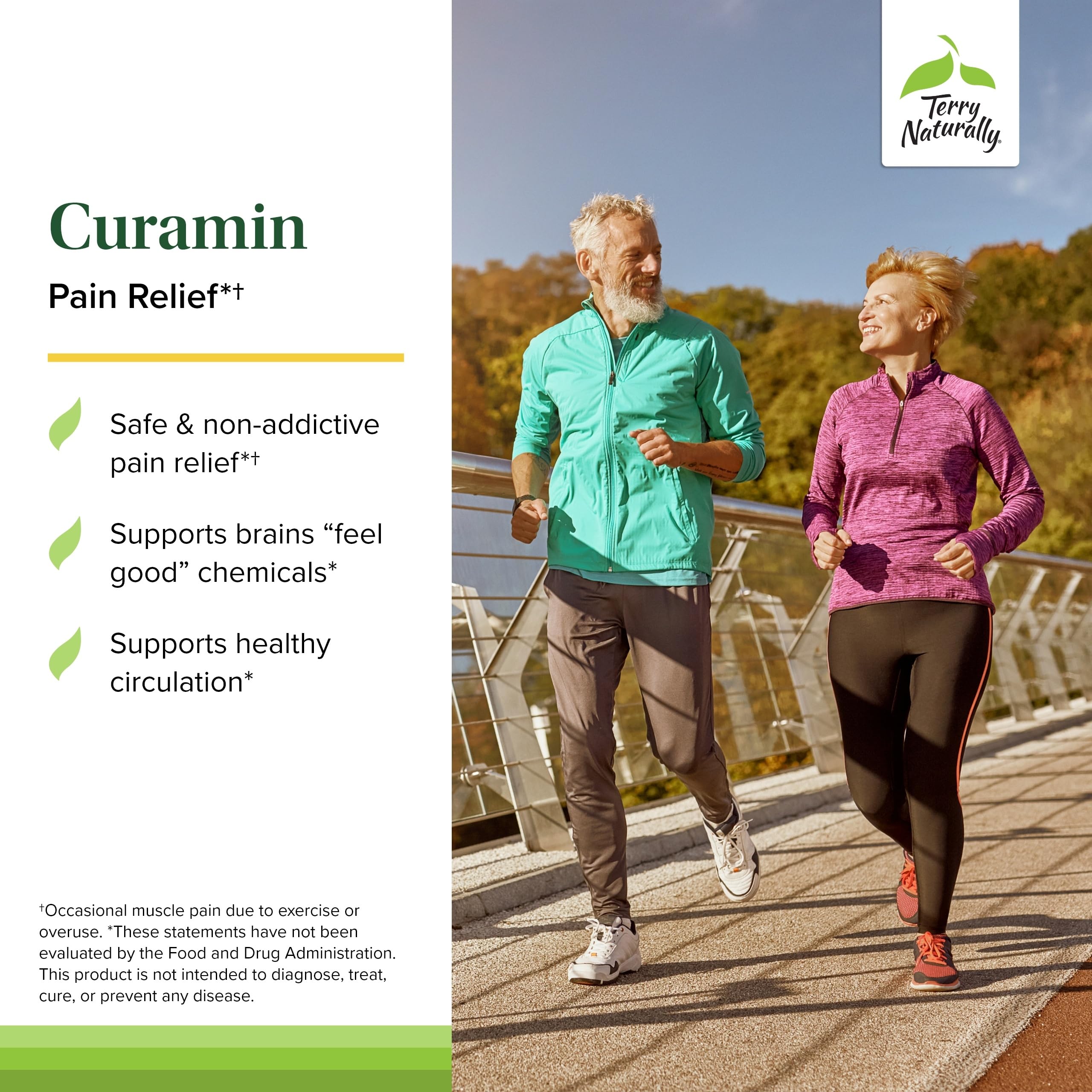 Terry Naturally Curamin Curcumin Supplement back view