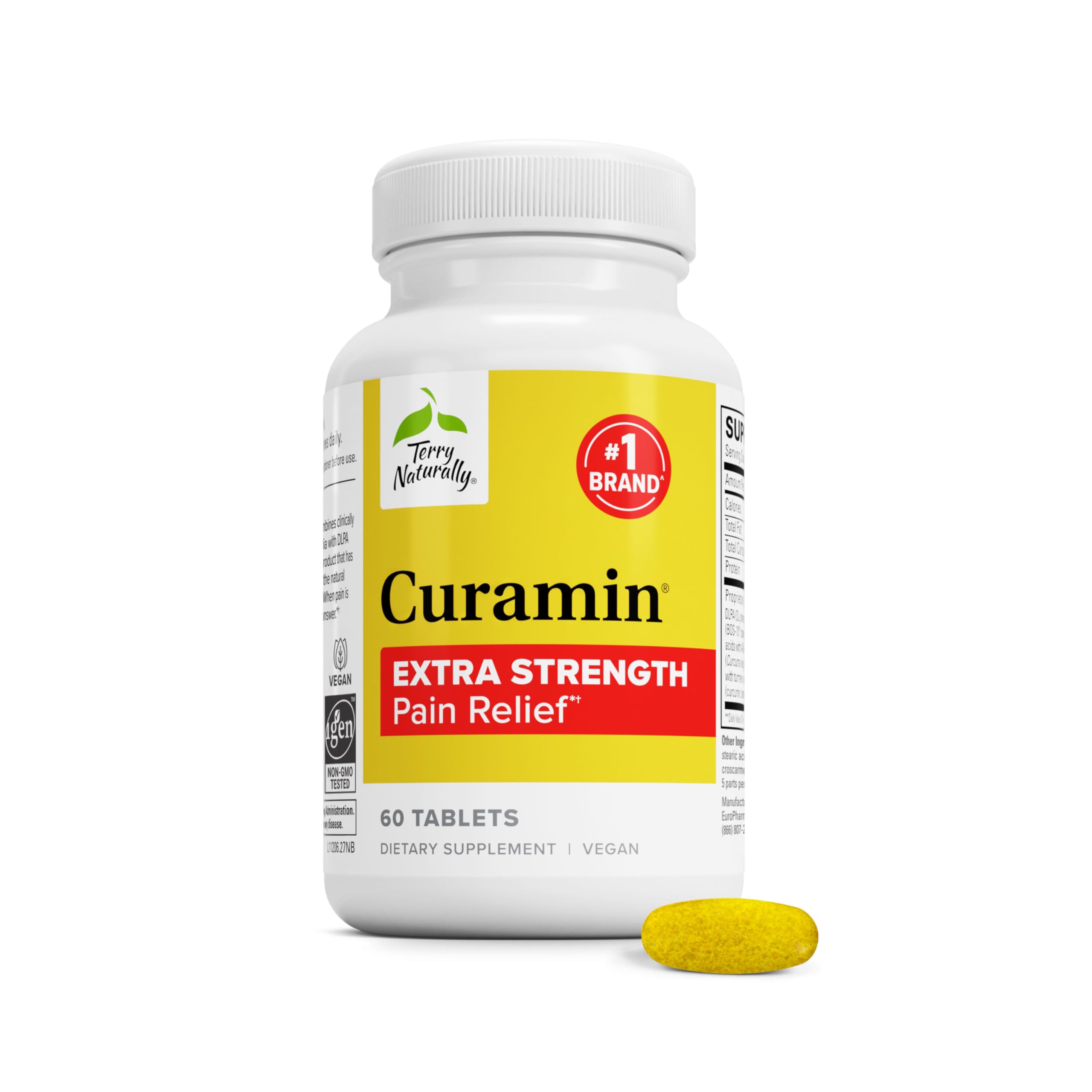 Terry Naturally Curcumin Supplement 120g front view