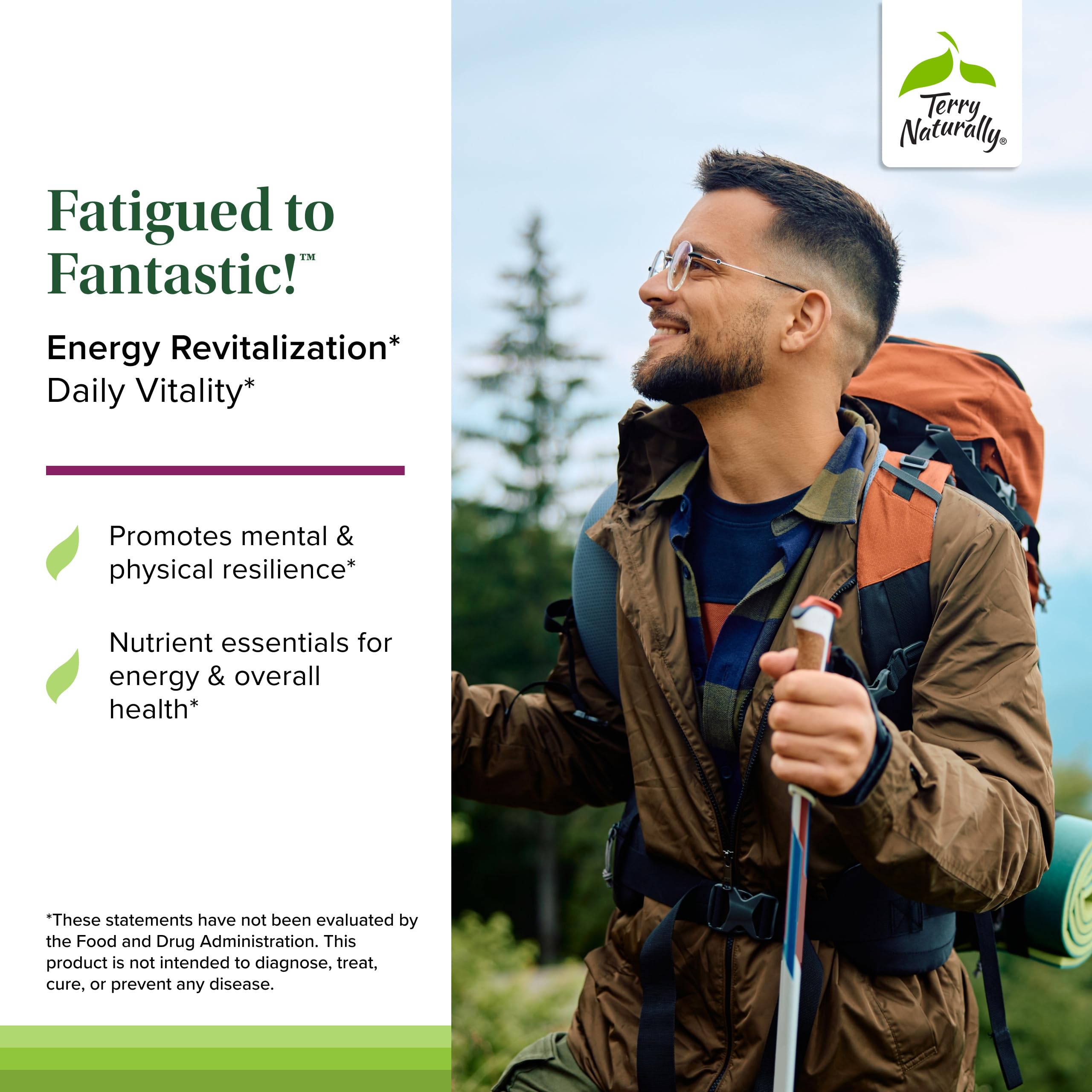 Terry Naturally Energy Revitalization nutritional information
