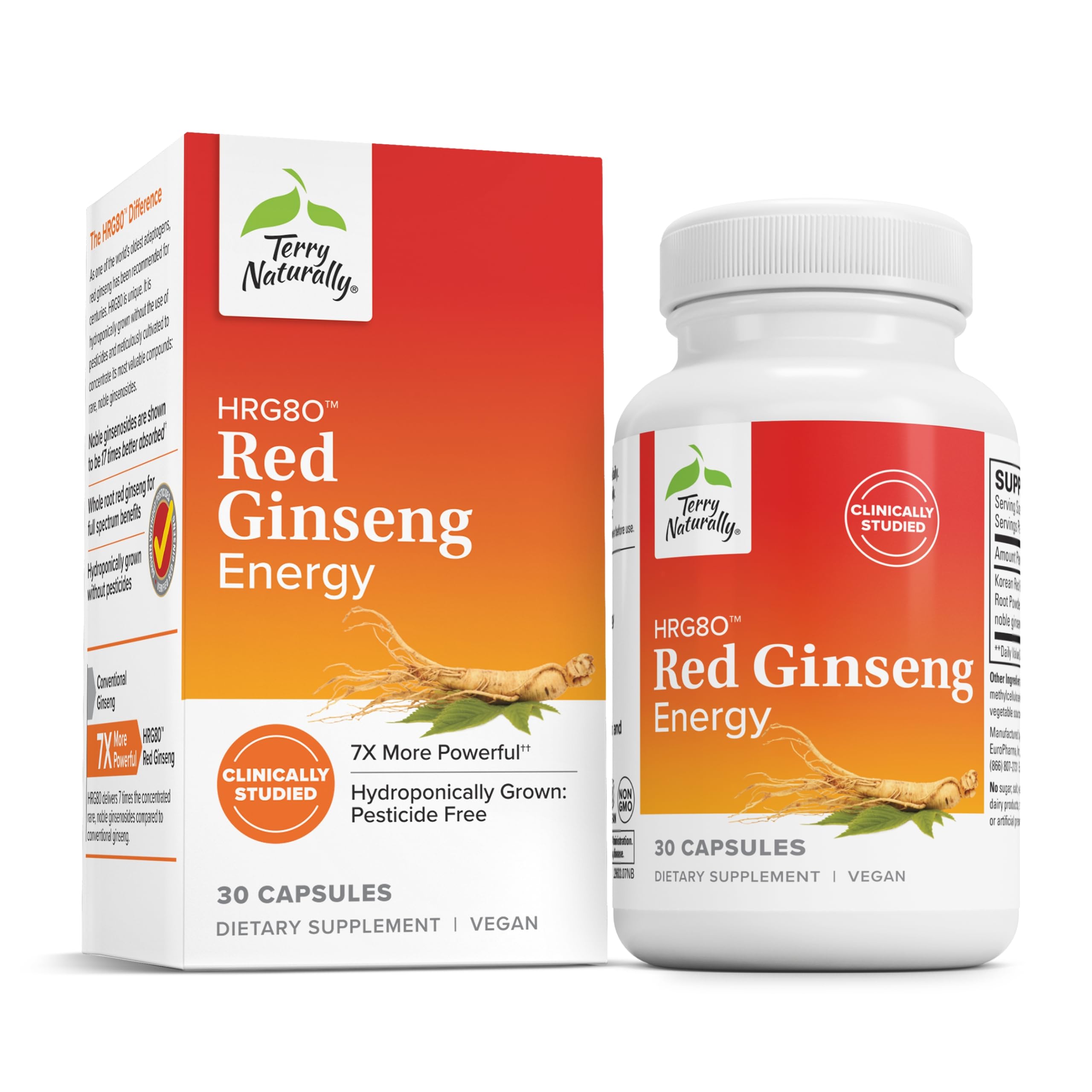 Terry Naturally Ginseng Supplement 50g front view