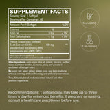 Terry Naturally Grape Seed Extract 68g softgel on a wooden table