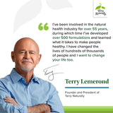 Terry Naturally Grape Seed Extract ingredients list on packaging