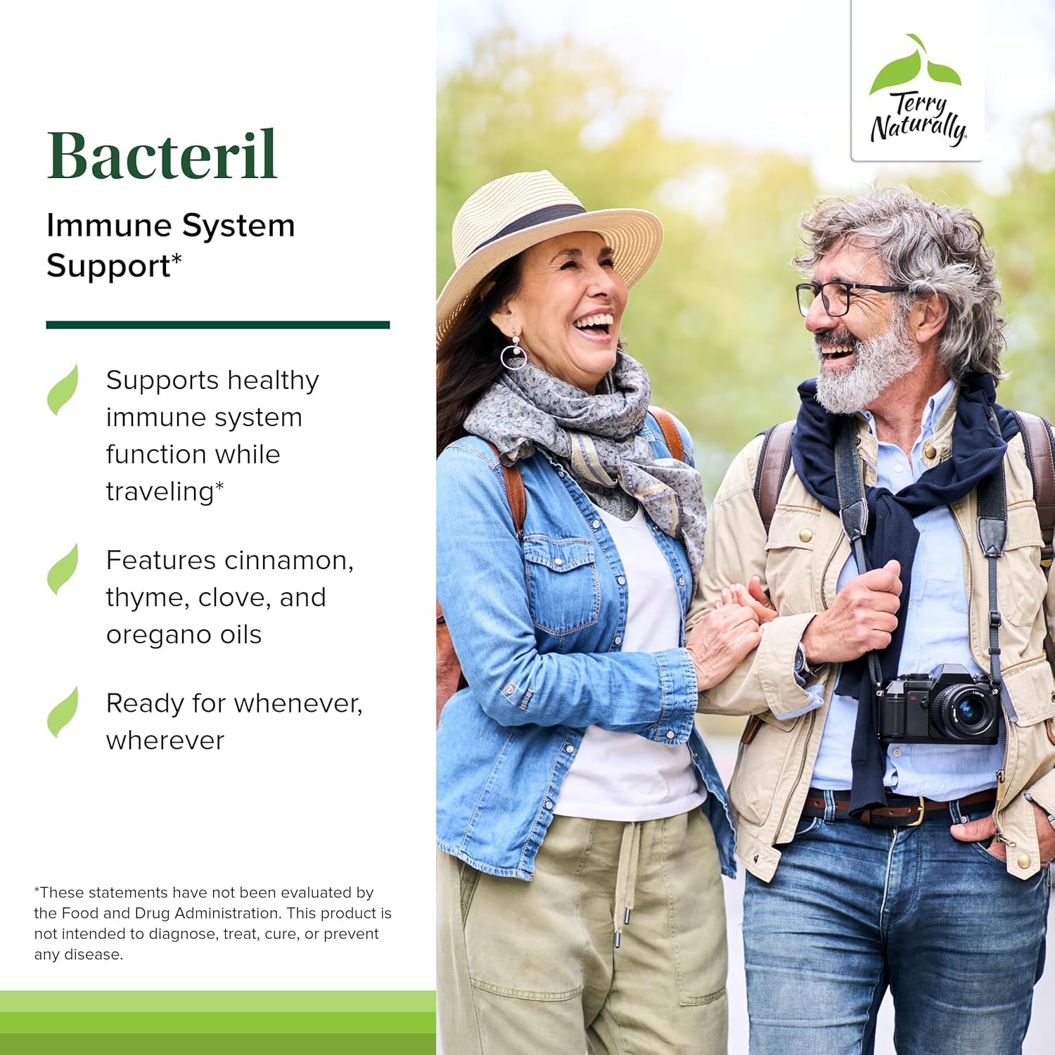 Terry Naturally Intestinal Support Supplement softgels in a clear bottle