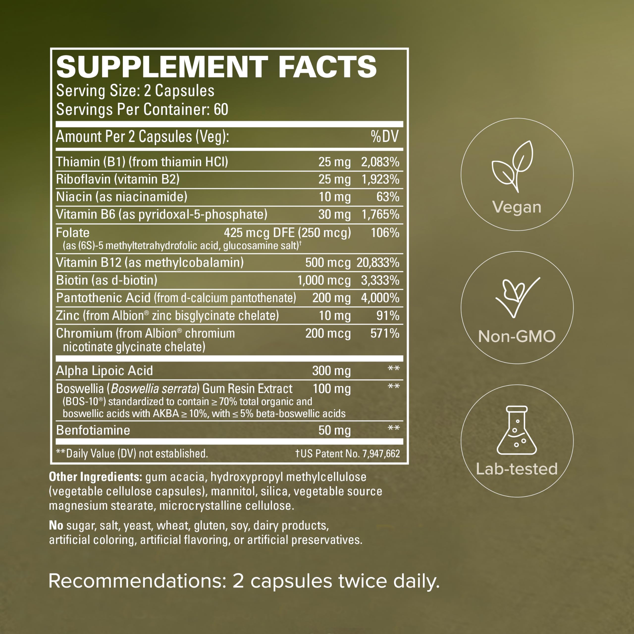 Terry Naturally Nerve Support Supplement 141g packaging