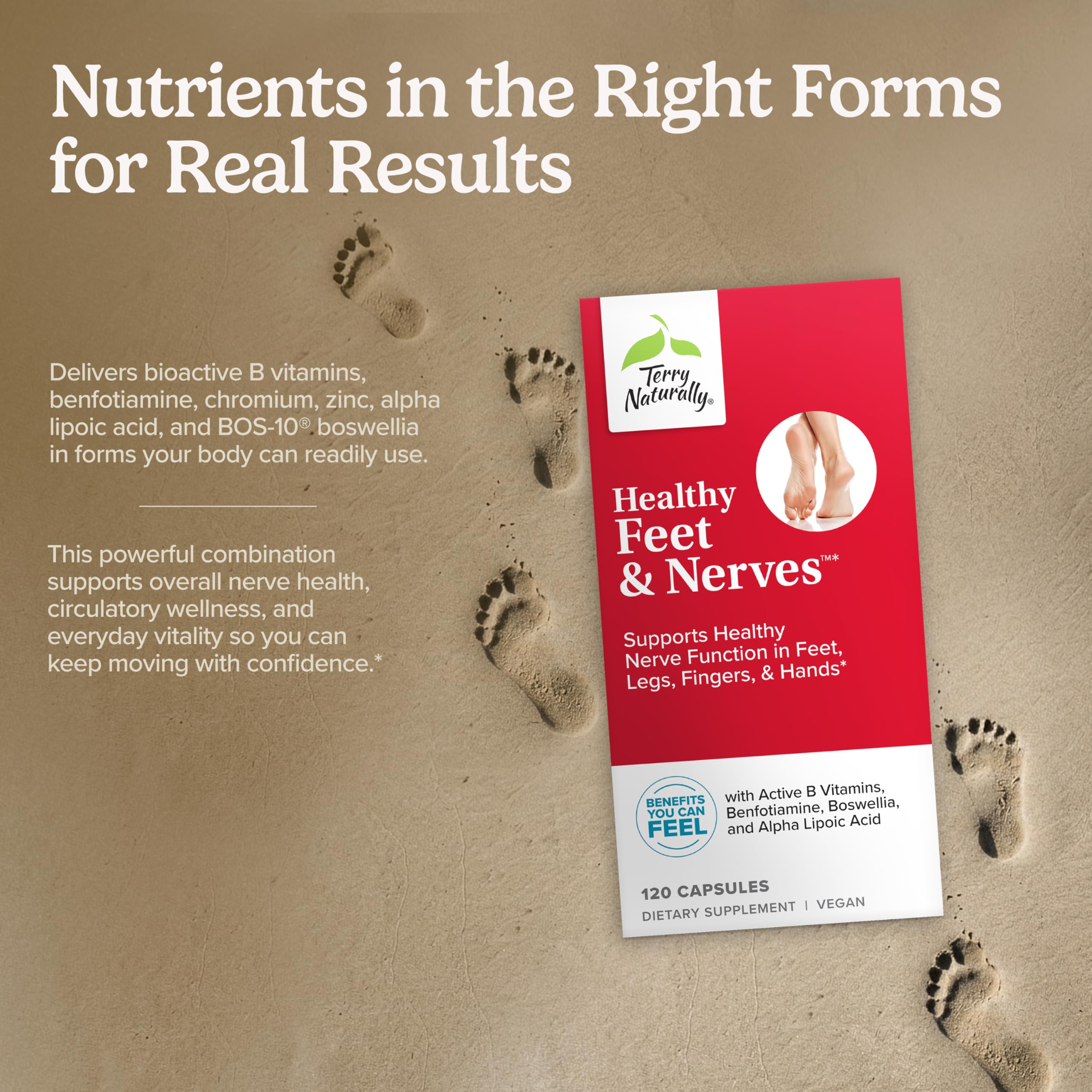 Terry Naturally Nerve Support Supplement 141g side view
