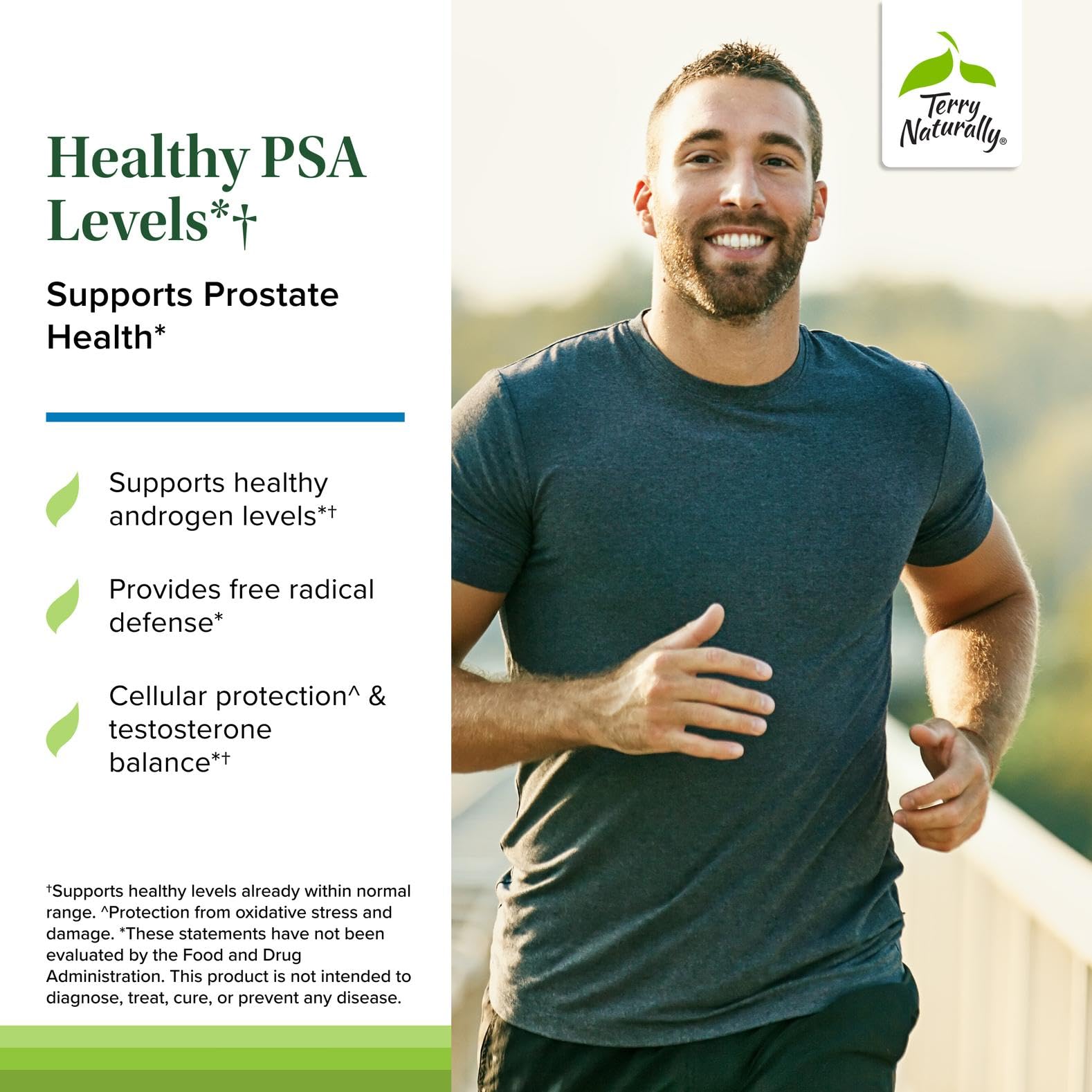 Terry Naturally Prostate Support Supplement packaging side view