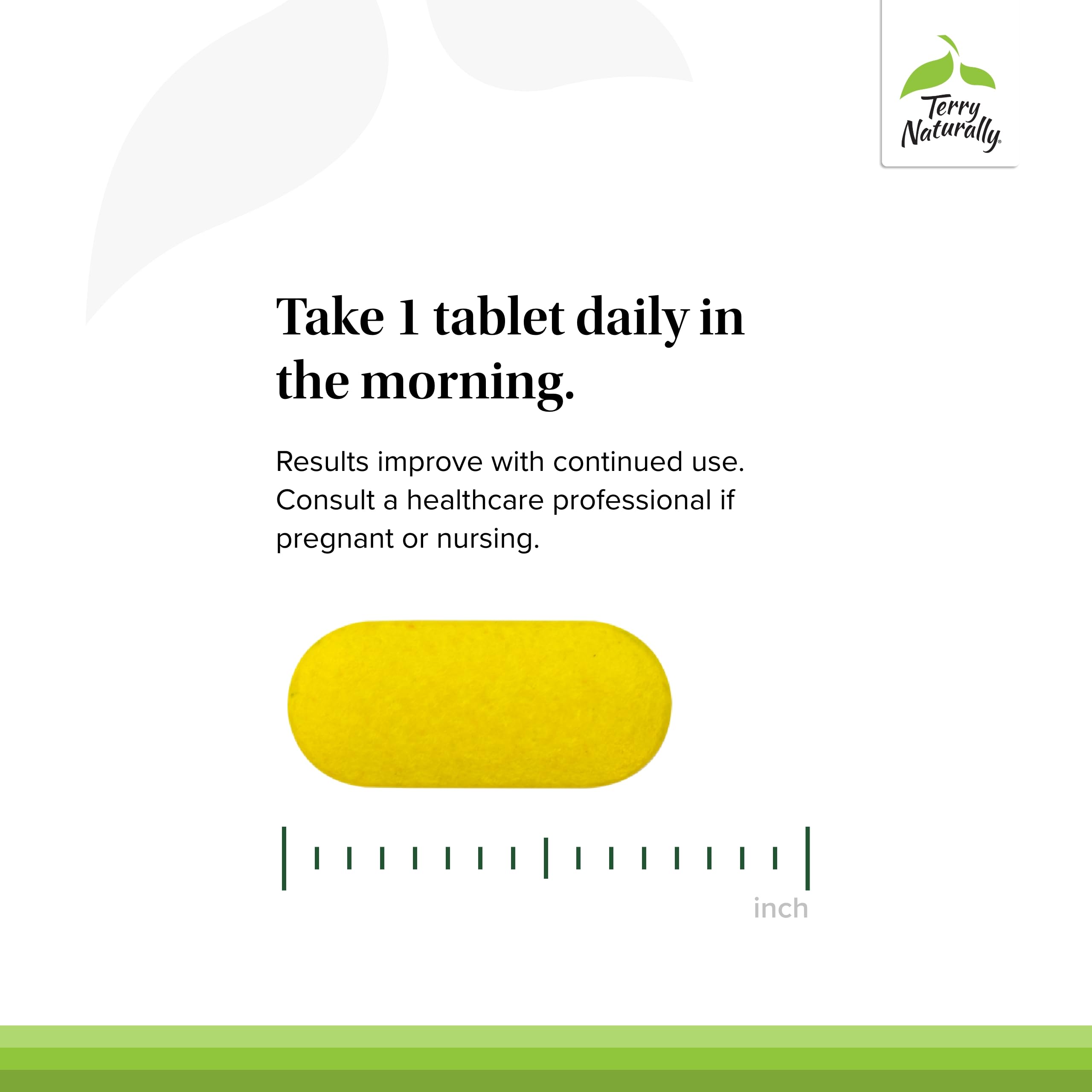 Terry Naturally supplement bottle with dosage information
