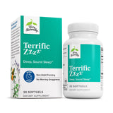 Terry Naturally Terrific Zzzz Sleep Supplement 30 Count softgel bottle front view