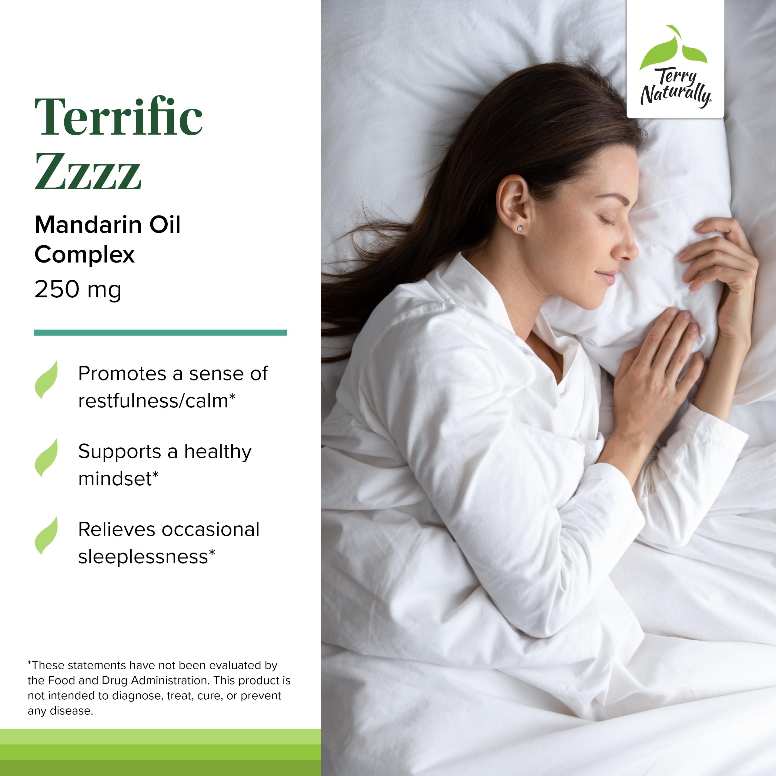 Terry Naturally Terrific Zzzz Sleep Supplement softgels close-up