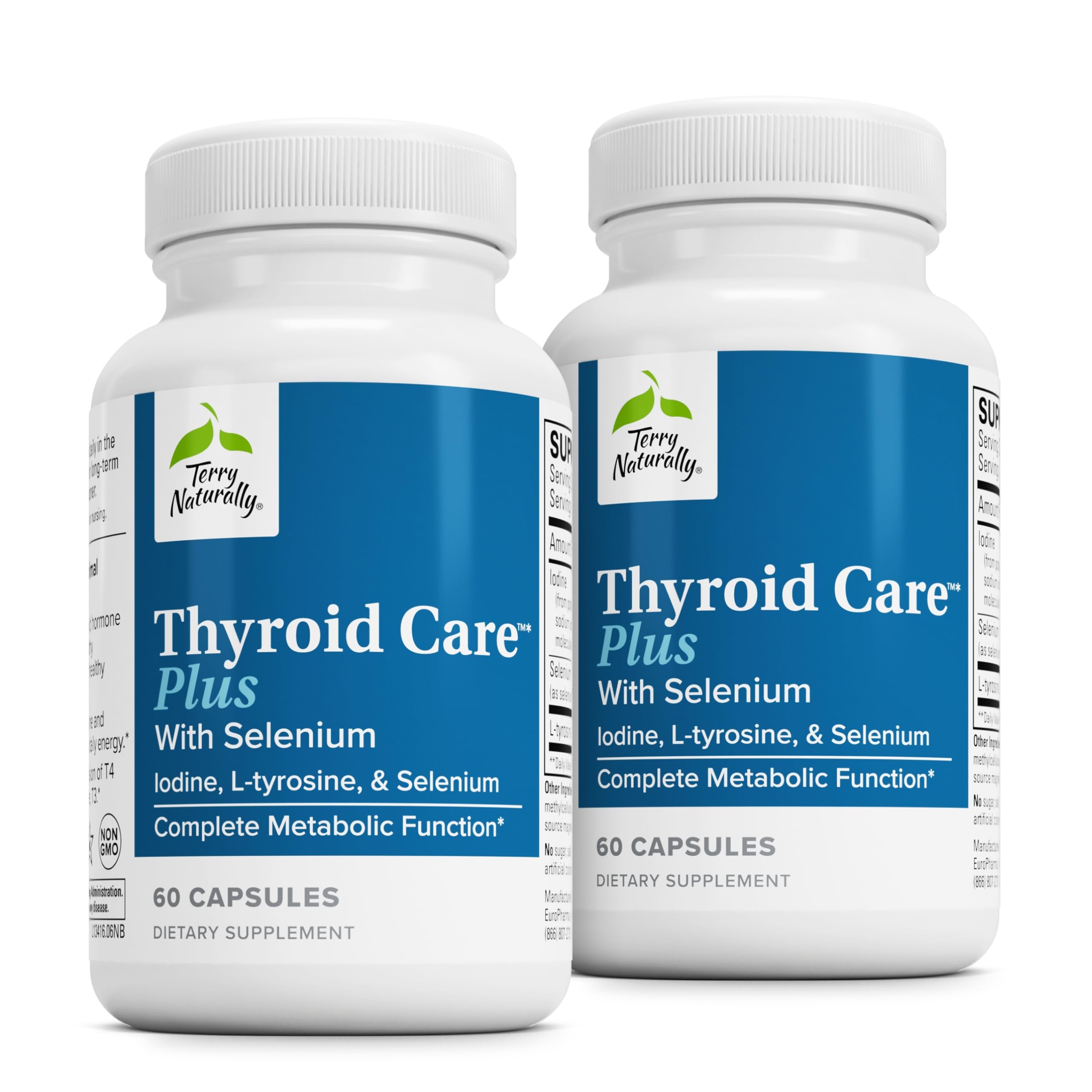 Terry Naturally Thyroid Extract Supplement 141g front view